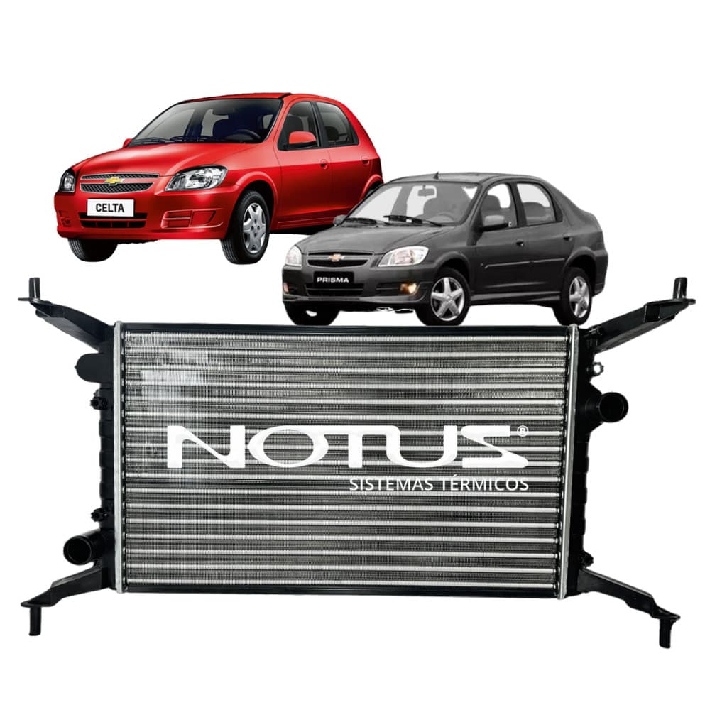 Radiador Notus Gm Celta Prisma 1.0 1.4 2006 2008 2010 2012 2014 2015