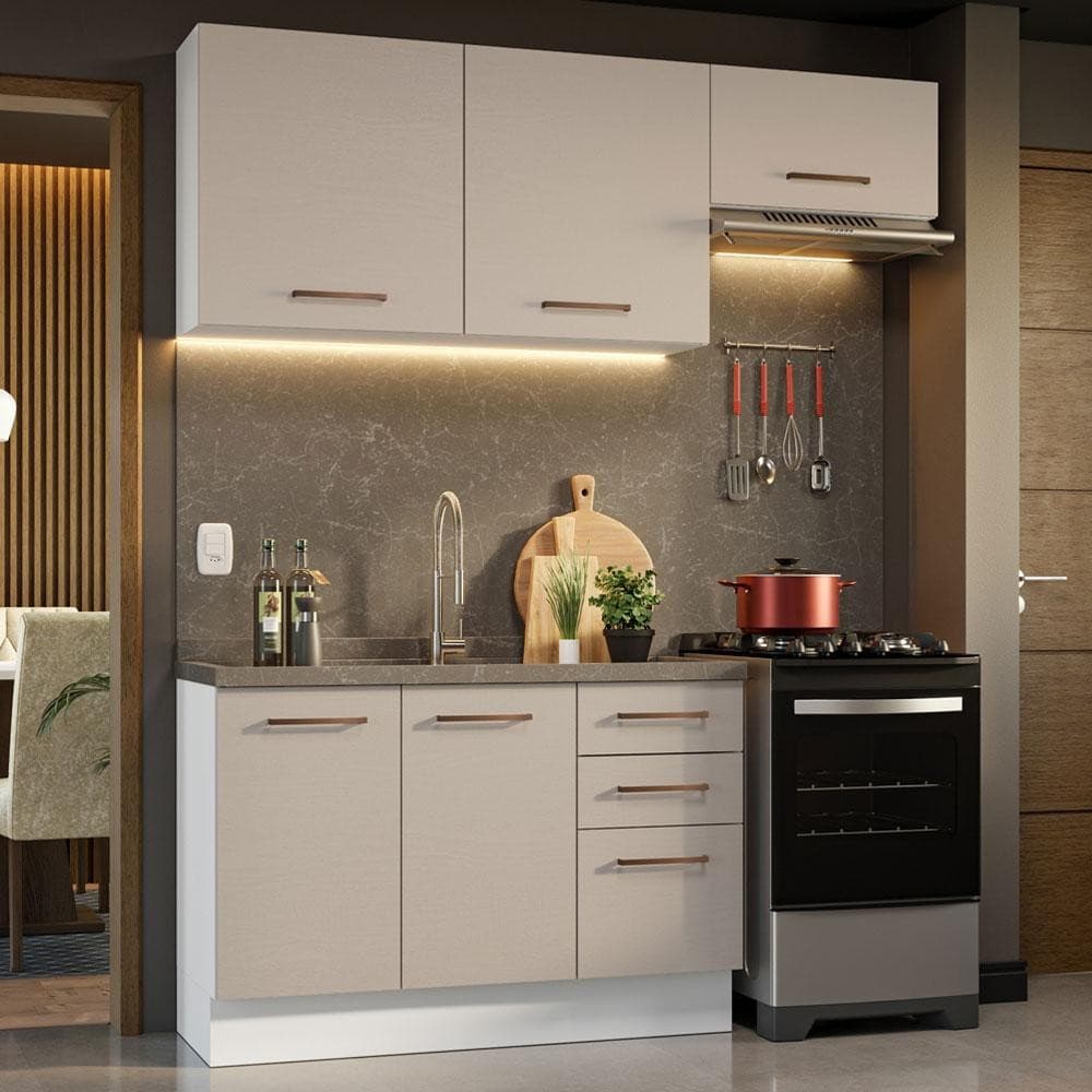 Armário de Cozinha Compacta 180cm Agata Madesa 09