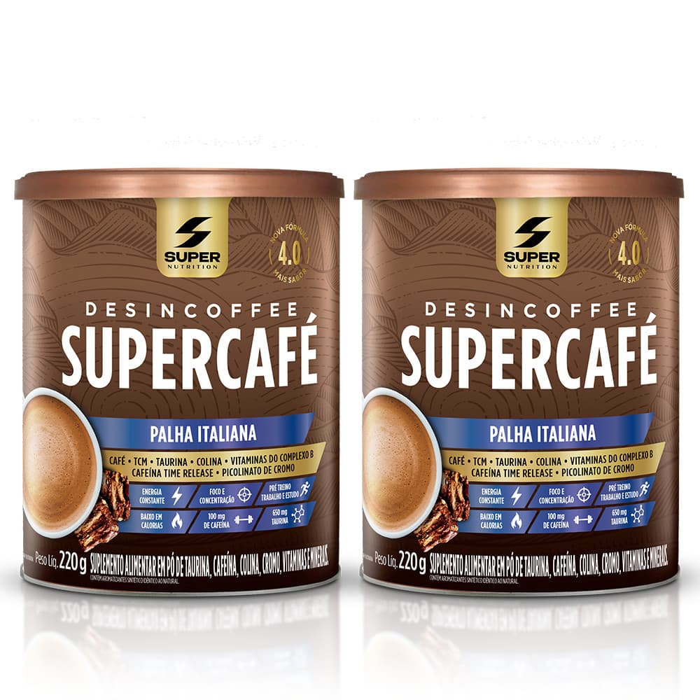 Kit 02 Desincoffee Supercafé Palha Italiana