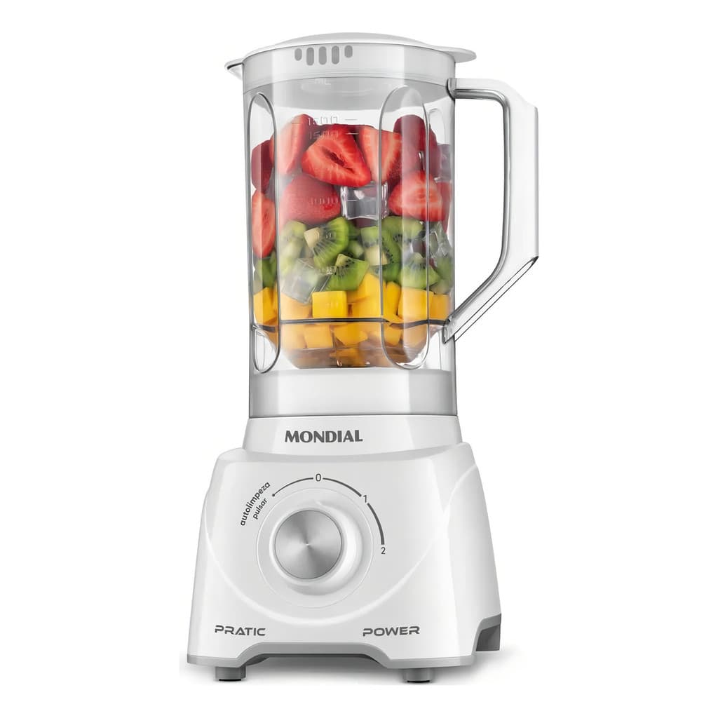 Liquidificador 2 Velocidade 550w Pratic Power L97w Mondial Branco 110v