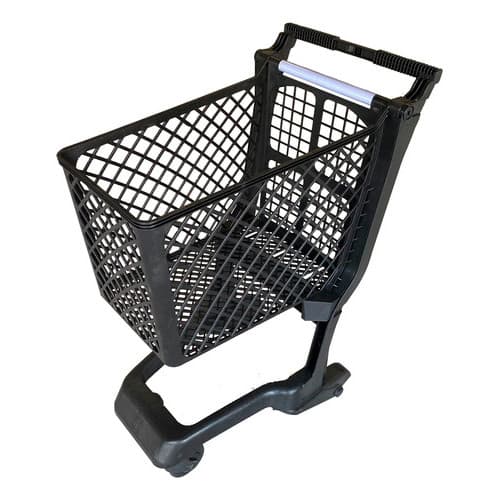 Carrinho Compras Mercado Plástico Compacto Pvc Ecoflex 60 Litros Super Resistente Várias Cores