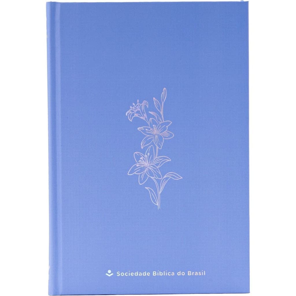 Bíblia Sagrada | RA | Letra Normal | Capa Dura | Flower Blue
