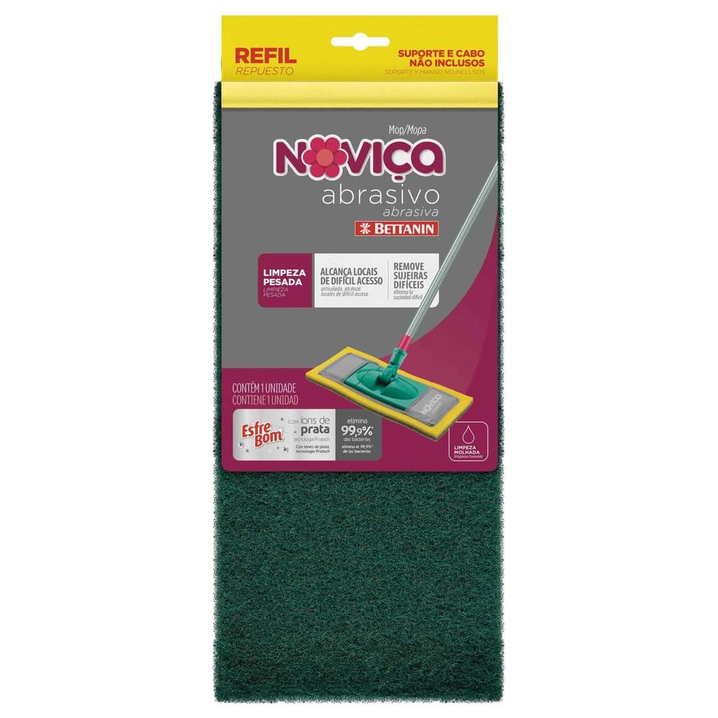 Refil Mop Abrasivo para Limpeza Pesada Noviça Bettanin