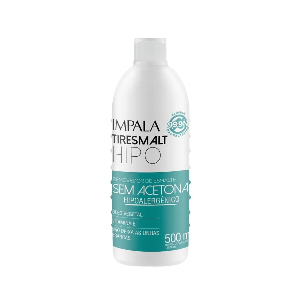Removedor De Esmalte Sem Acetona Tiresmalt Impala Hipo 500ml