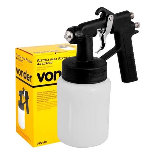 Pistola para Pintura PPV90 Ar Direto com Caneca 600ml Vonder