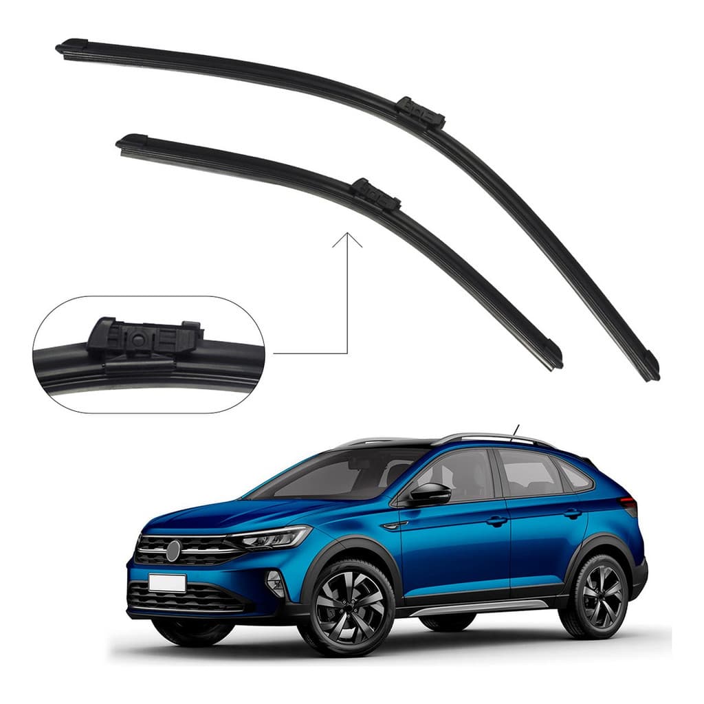 Par Palheta Limpador Parabrisa Vw Nivus 2021 À 2026 Limpador de Parabrisa Nivus