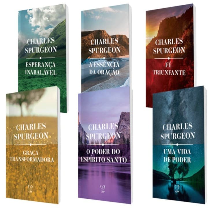 Box com 6 Livros de Charles Spurgeon | Brochura | CPP