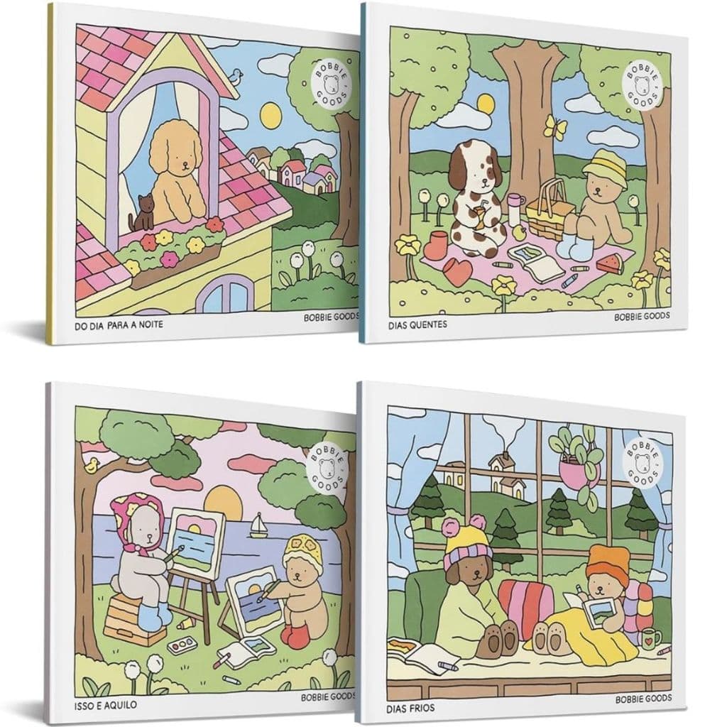Kit 4 Livros Originais Bobbie Goods | Isso e Aquilo | Dias Quentes | Do dia para a Noite | Dias Frios