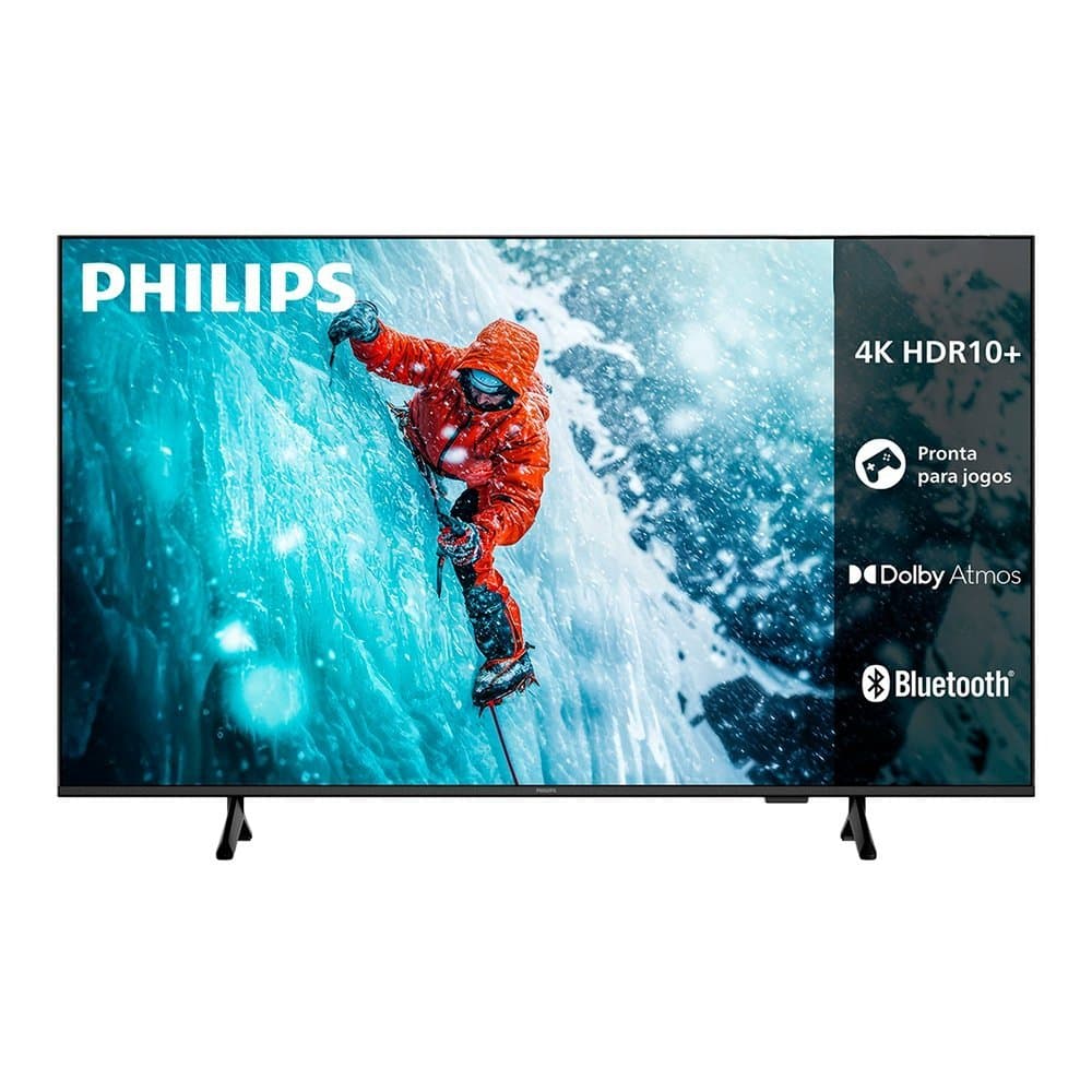Smart TV 50" DLED Philips 50PUG7300/78 - com Bluetooth 5.0, 3 HDMI + 2 USB, 4K UHD, HDR10+