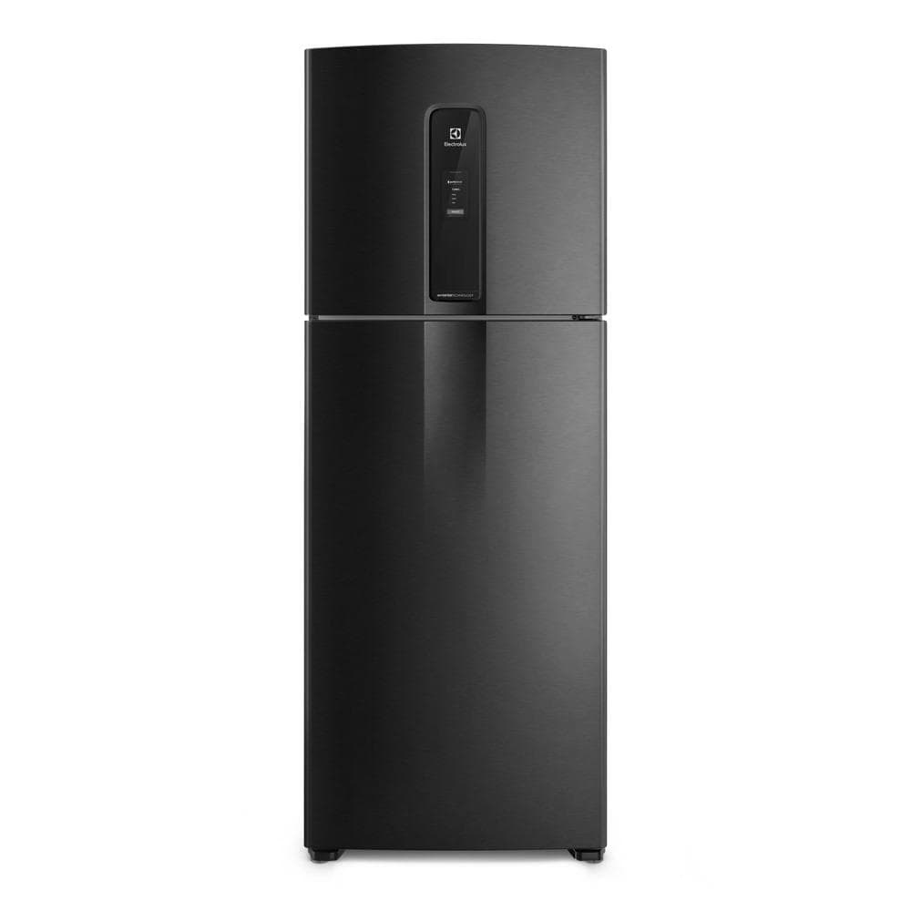 Geladeira Electrolux Frost Free Inverter 481L Efficient com AutoSense SmartBivolt Duplex cor Black Inox Look (IT70B)