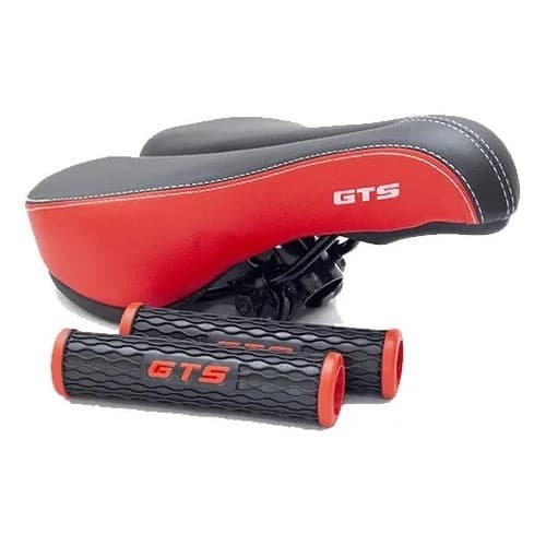 Selim Vazado GTS Com Manoplas e Carrinho para MTB e Bicicleta