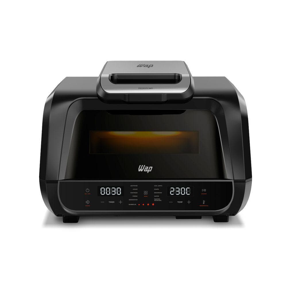 Fritadeira Elétrica Wap Barbecue Smoker Digital 10L 127V