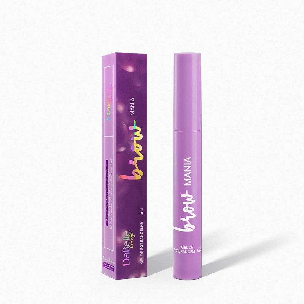 Gel de Sobrancelha Brow Mania Castanho Escuro - DaBelle Beauty