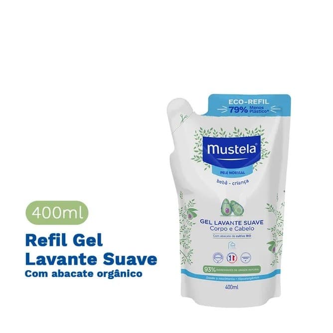 Gel Lavante Mustela Pele Normal Refil 400ml
