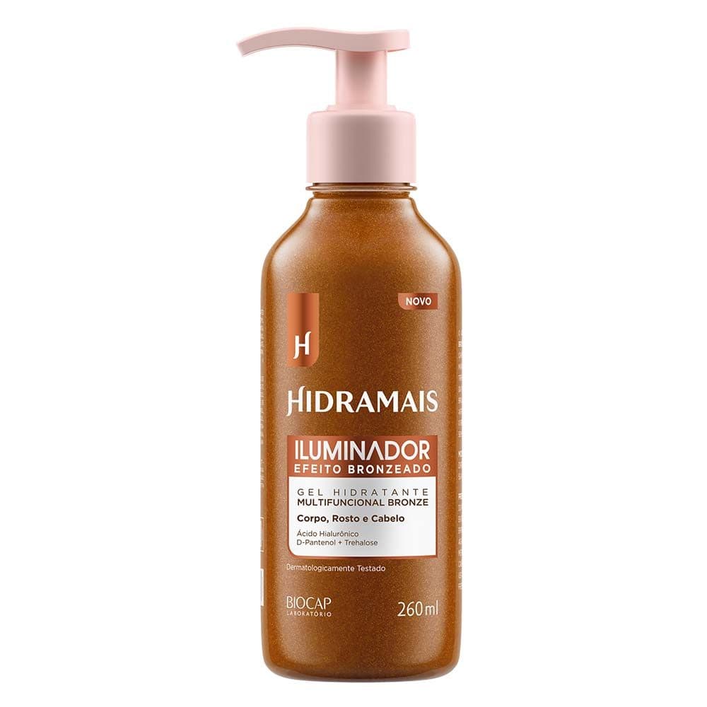Iluminador Bronze Hidramais 260ml Efeito Glow 3 em 1