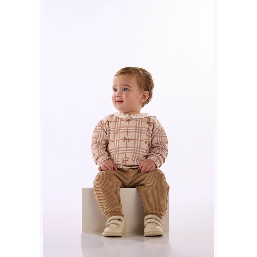 Conjunto Bebê Blusão Veludo Up Baby