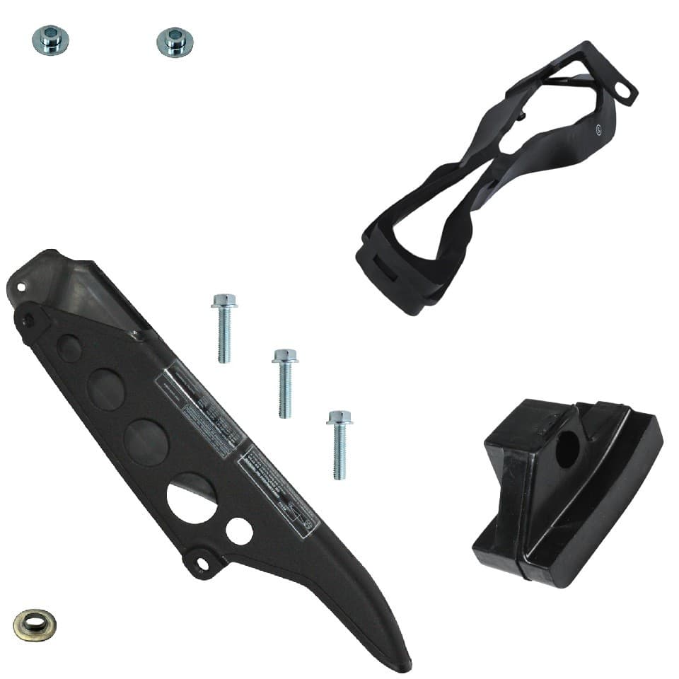 Protetor porta cobre capa guia corrente XRE300 XR250 Tornado com parafusos