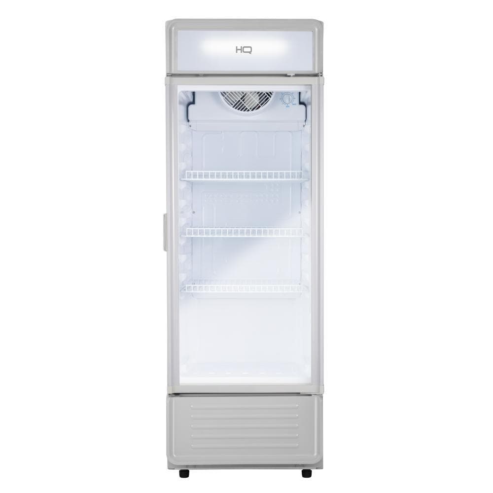 Refrigerador Expositor Vertical Porta de Vidro HQ 225 Litros Cinza HQ-225REVPVX