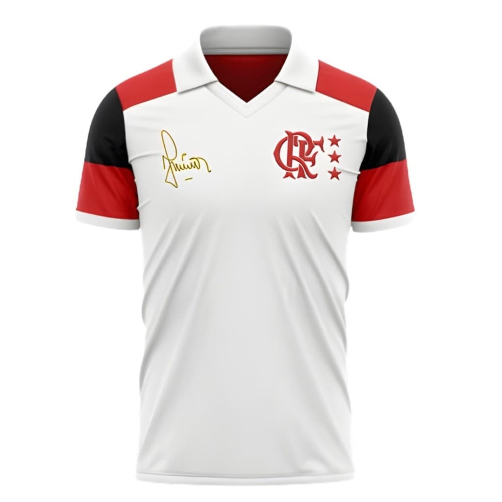 Camisa Polo Flamengo Masculina Júnior 92 Algodão Licenciado