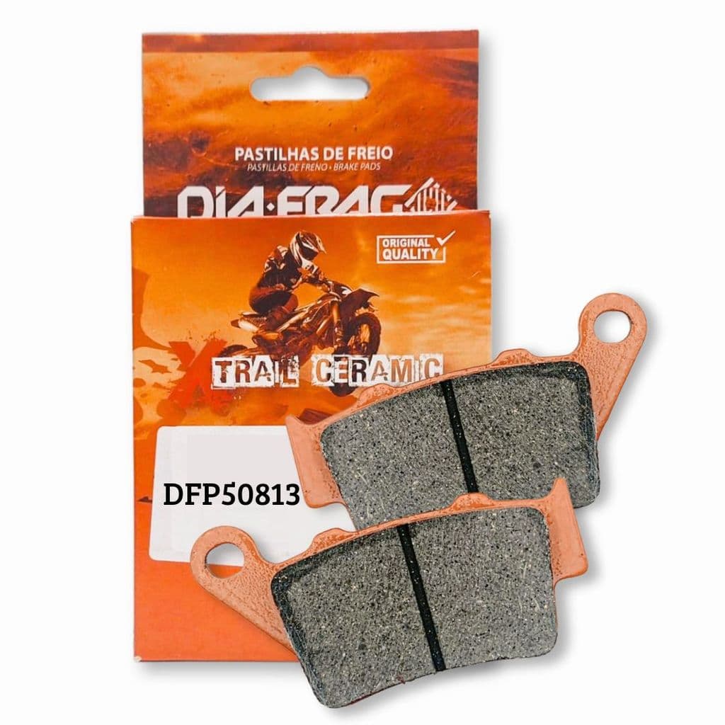Pastilha de Freio Traseira Meteor 350 / Hunter 300 / Dominar 400 / Himalayan / Classic 500 Diafrag Cerâmica