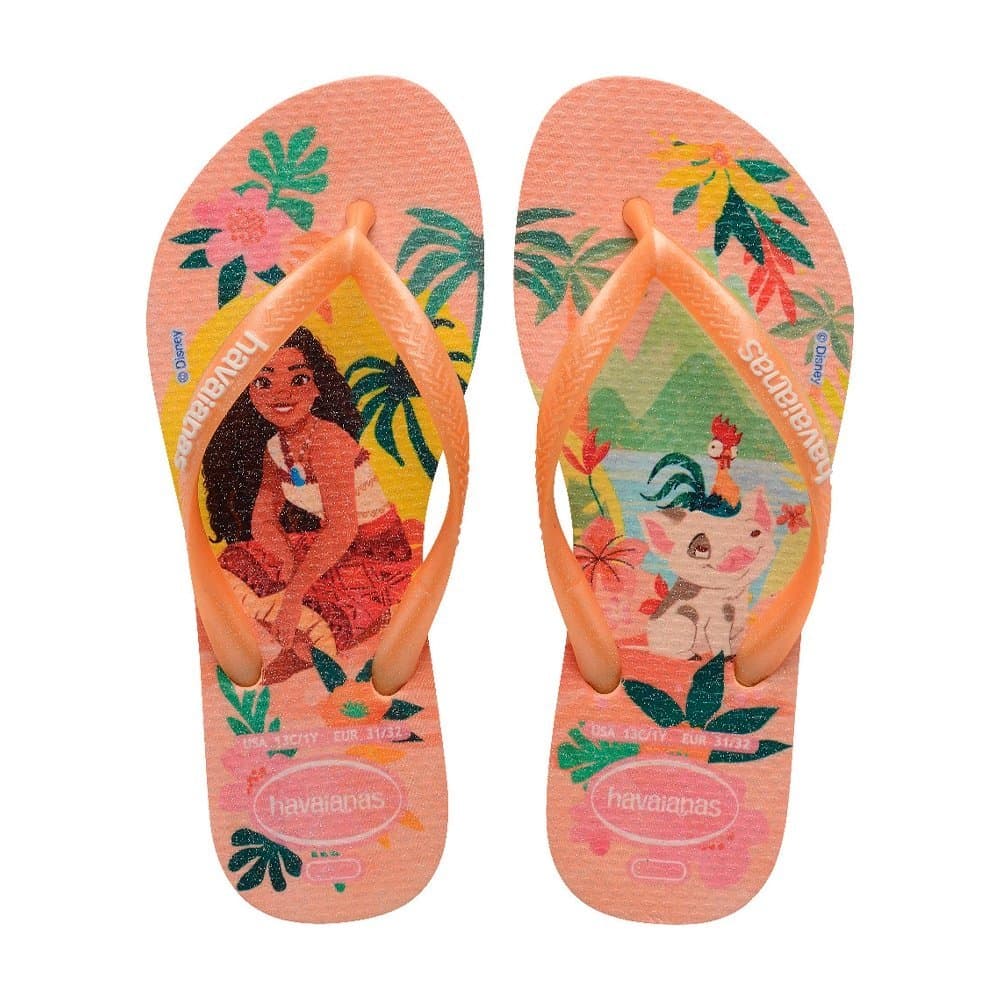 Havaianas Kids Slim Princess Laranja Seriguela