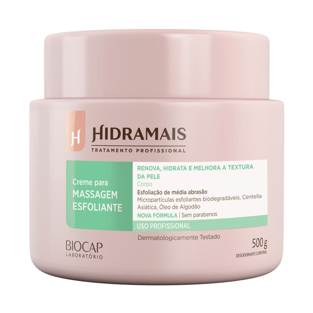 Creme Esfoliante Hidramais 500g Cristais de Quartzo