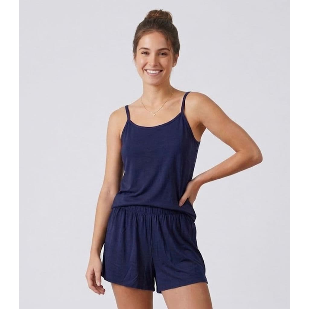 Pijama Feminino De Alças Select Azul