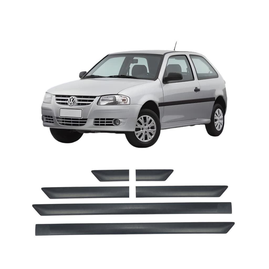 Friso Lateral Gol Parati G2 G3 E G4 2 Portas Modelo Original
