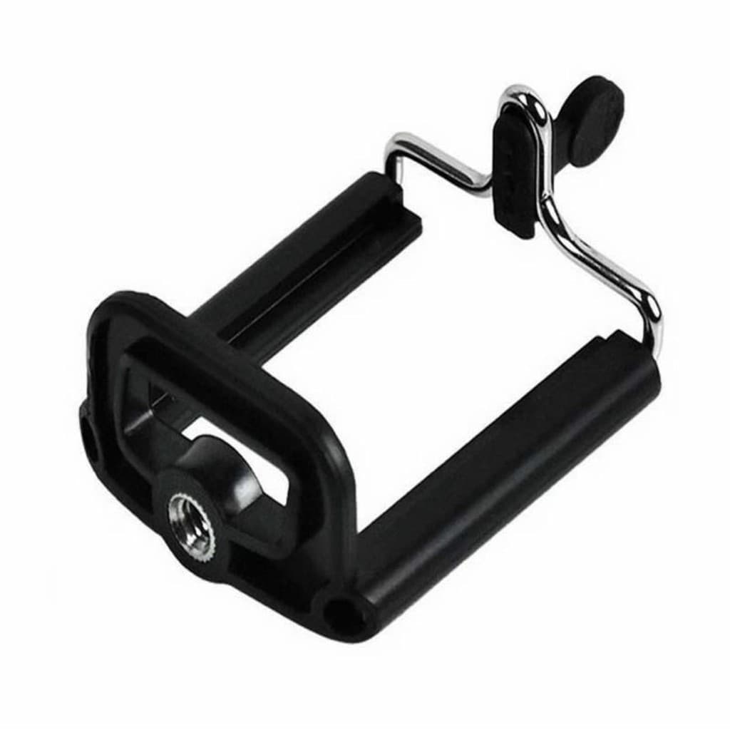 suporte clip u para celular rosca 1/4 para tripe universal