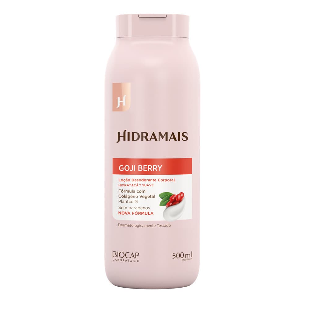 Loção Hidratante Goji Berry Hidramais 500ml Colágeno Vegetal