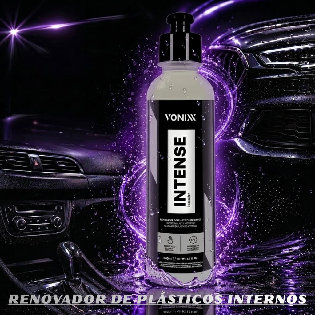 INTENSE – Renovador de Plásticos Internos com Proteção UV | 240ml