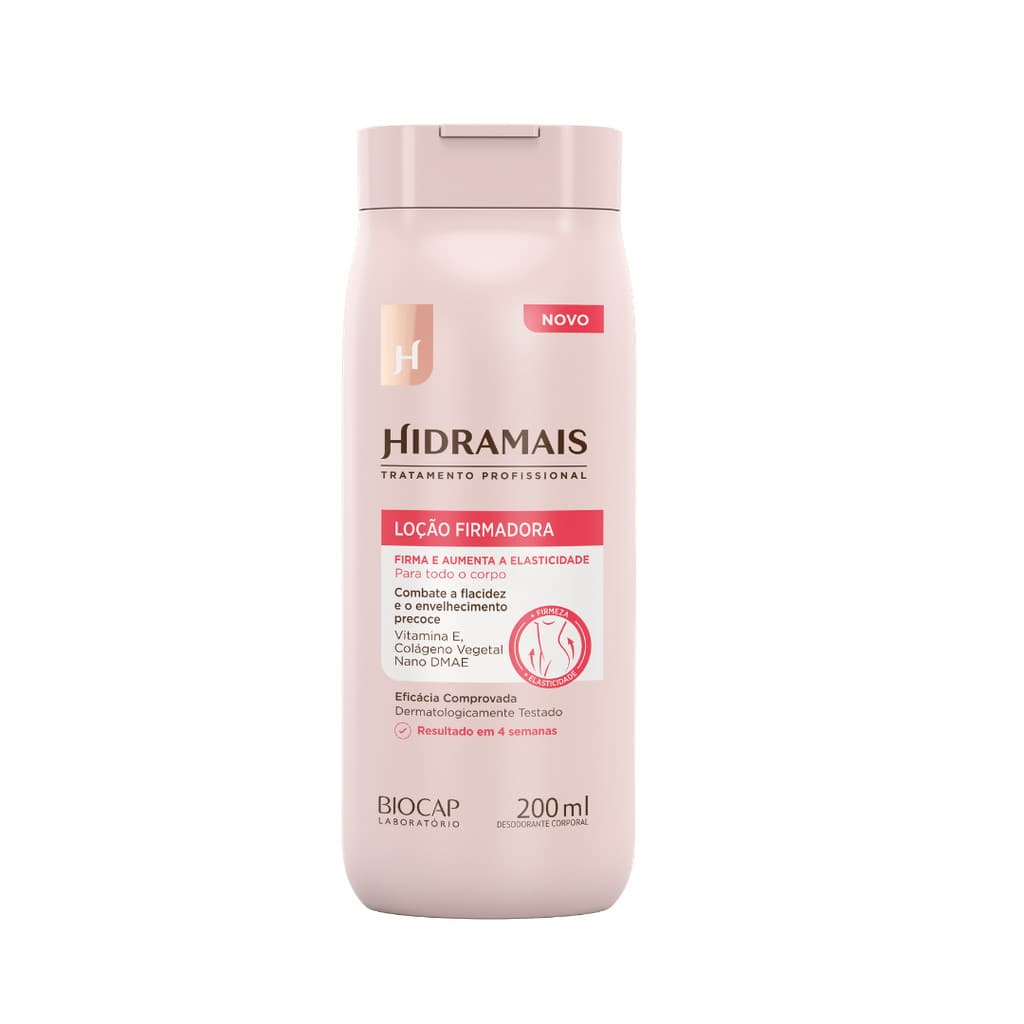 Loção Firmadora Hidramais 200ml Nano DMAE Colágeno Vegetal
