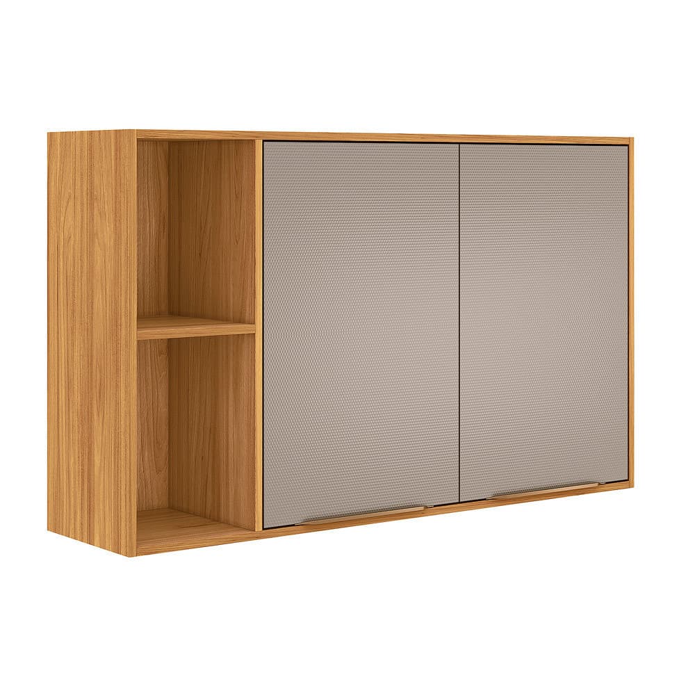 Armário Aéreo 2 Portas 120cm em MDF Plena Demóbile