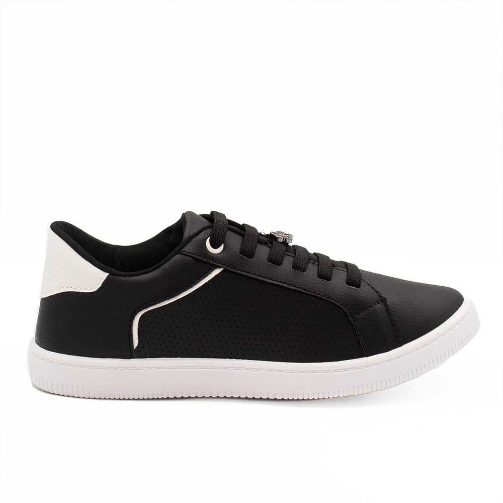 Tênis Zatta Casual Elisa Preto