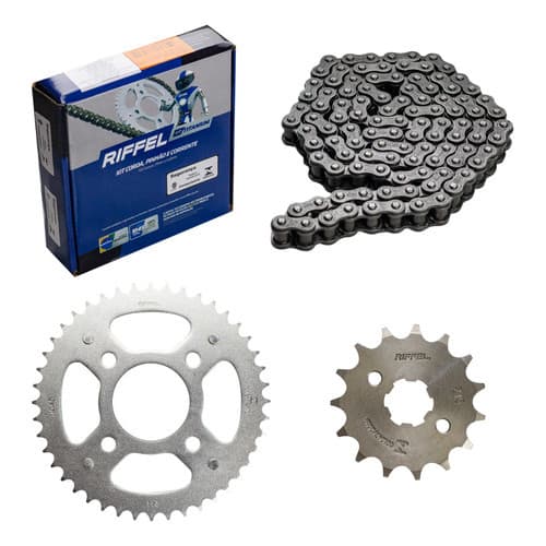 Kit Relaçao Honda Cg 160 Fan Titan Start Cargo Todas Riffel Cinza-escuro