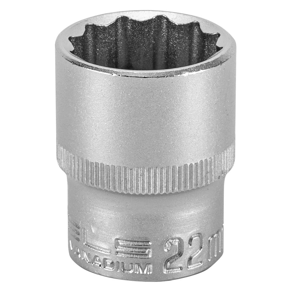 SOQUETE ESTRIADO 1/2POL CRV CLIPS PLASTICO 22MM 1PC // STELS