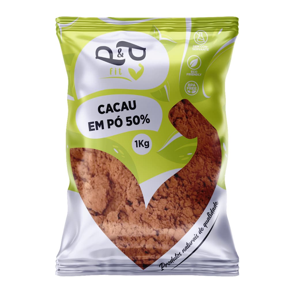 Cacau em Pó 50% - 1Kg - P&P