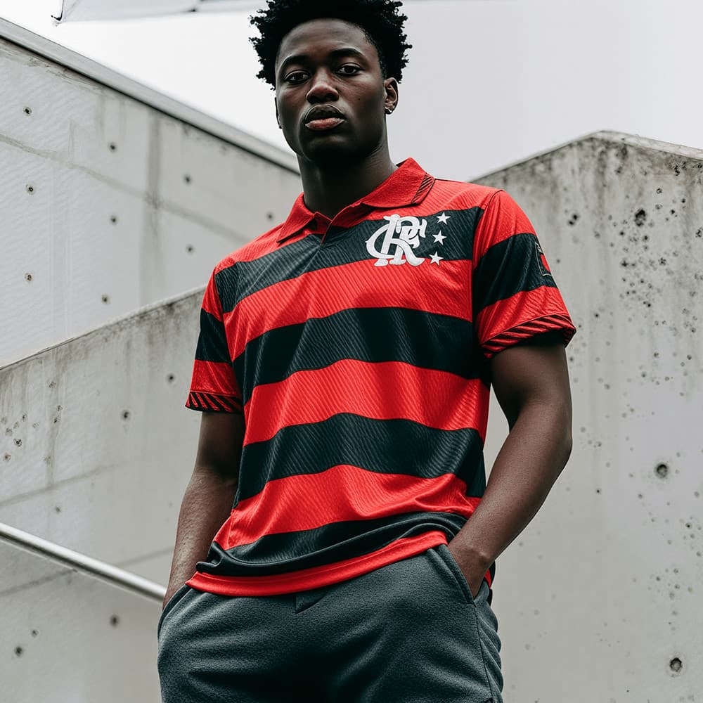 Camisa Flamengo Retrô 1995 Centenário Romário Masculina Oficial