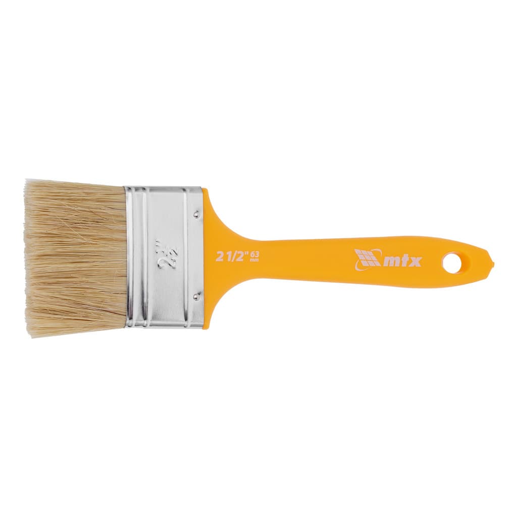 TRINCHA/PINCEL 2 1/2, PARA VERNIZ, CERDAS BRANCAS 1PC // MTX