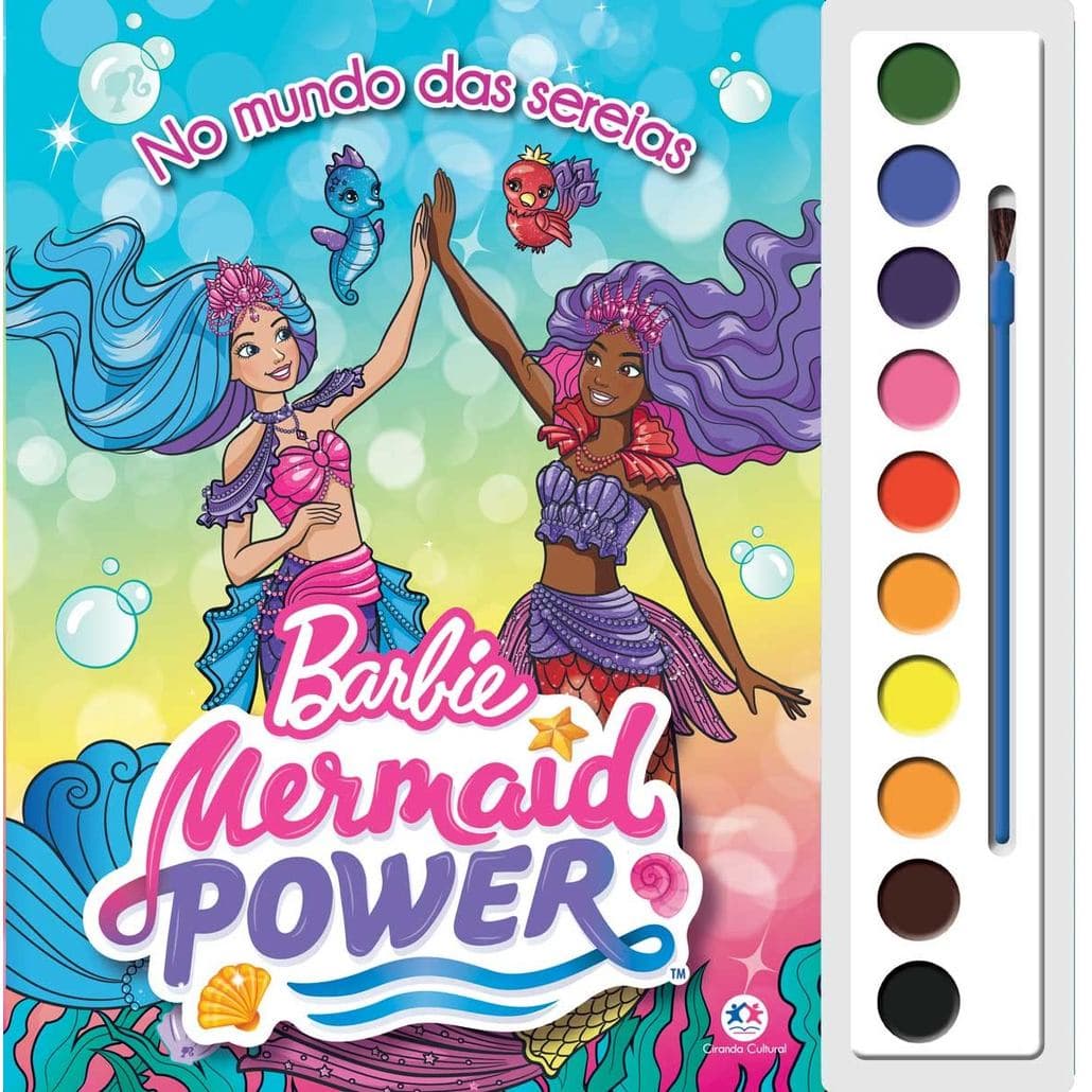 Barbie | No Mundo das Sereias | Livro Aquarela