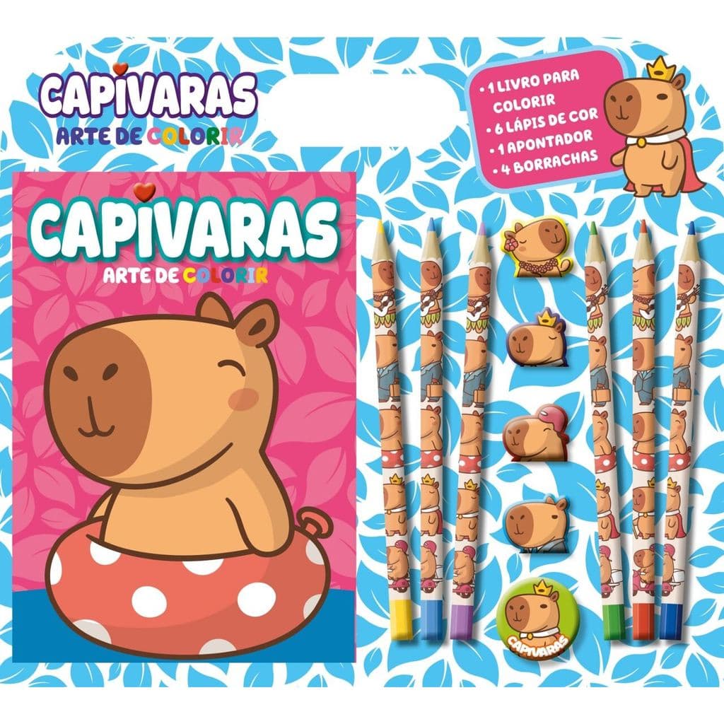 Arte de colorir - Capivara