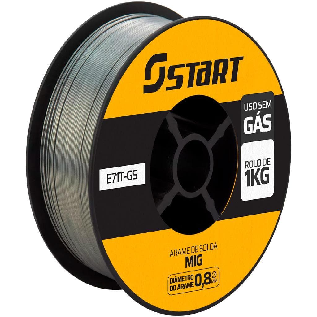 Arame De Solda Mig Para Uso Sem Gás 0,8mm 1kg