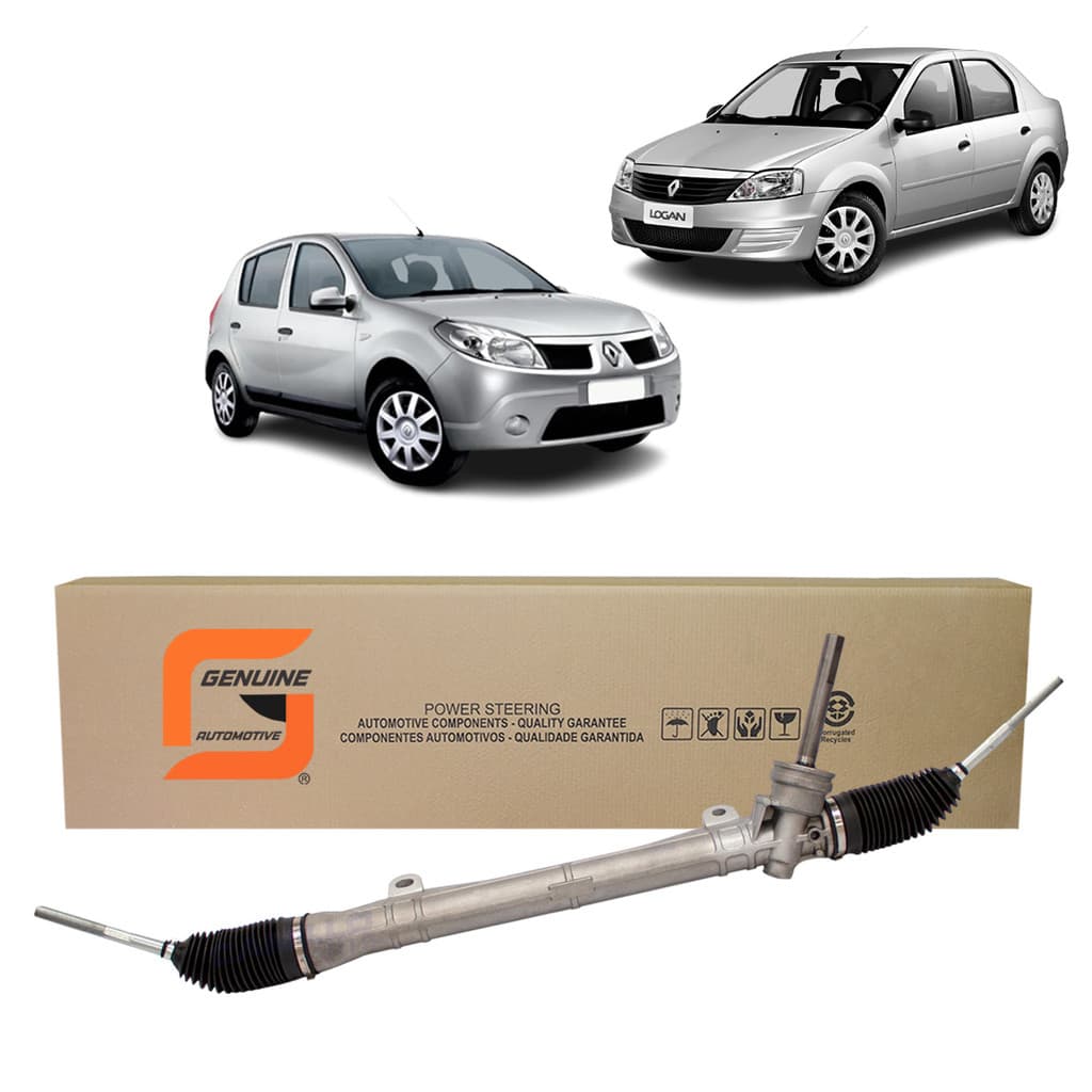 Caixa Direção Mecânica Renault Logan Sandero 2008/2013