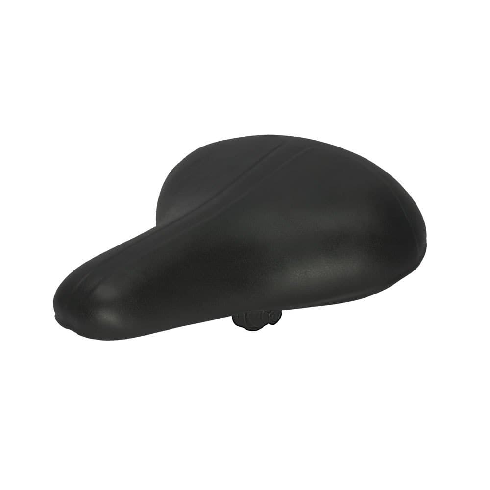 Selim Banco Bike Sueco 02 Molas PU Com carrinho Preto Confortavel MTB