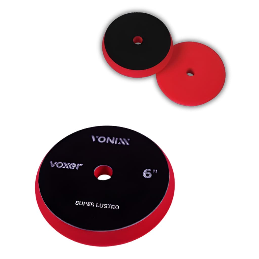 Boina Voxer Super Lustro Vermelha 6 Polegadas Vonixx Polir