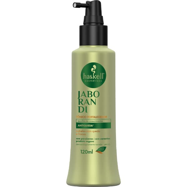 Tônico Fortalecedor Antiqueda Jaborandi 120ml Haskell | Estímulo de crescimento