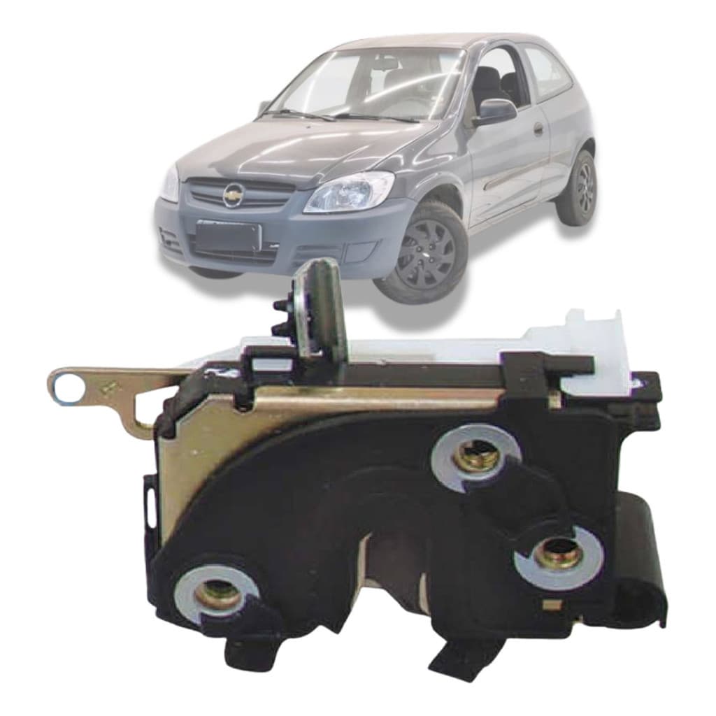Fechadura Porta Celta 2 portas Motorista Esquerda Mecanica 2006 2007 2008 2009 2010 2011 2012 2013 2014 2015 2016