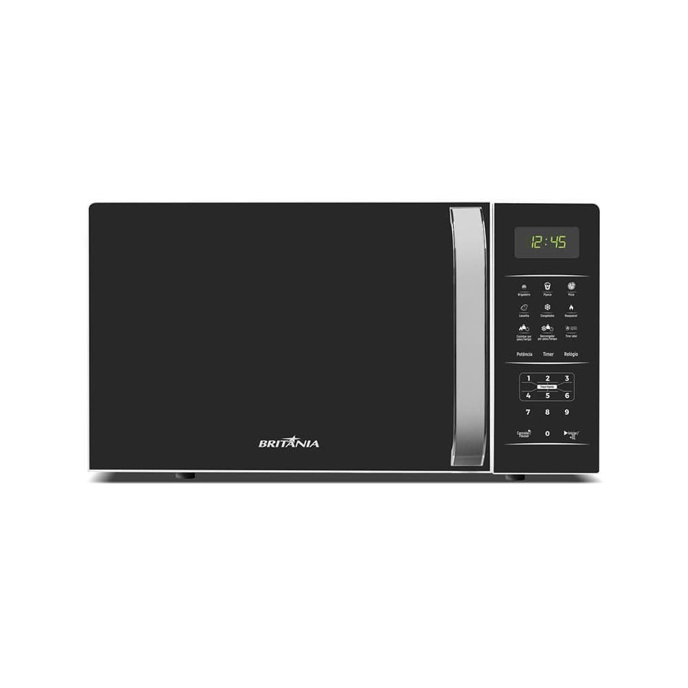 Micro­-ondas 20 Litros Britânia Pintura Limpa Fácil BMO23 1100W 127V