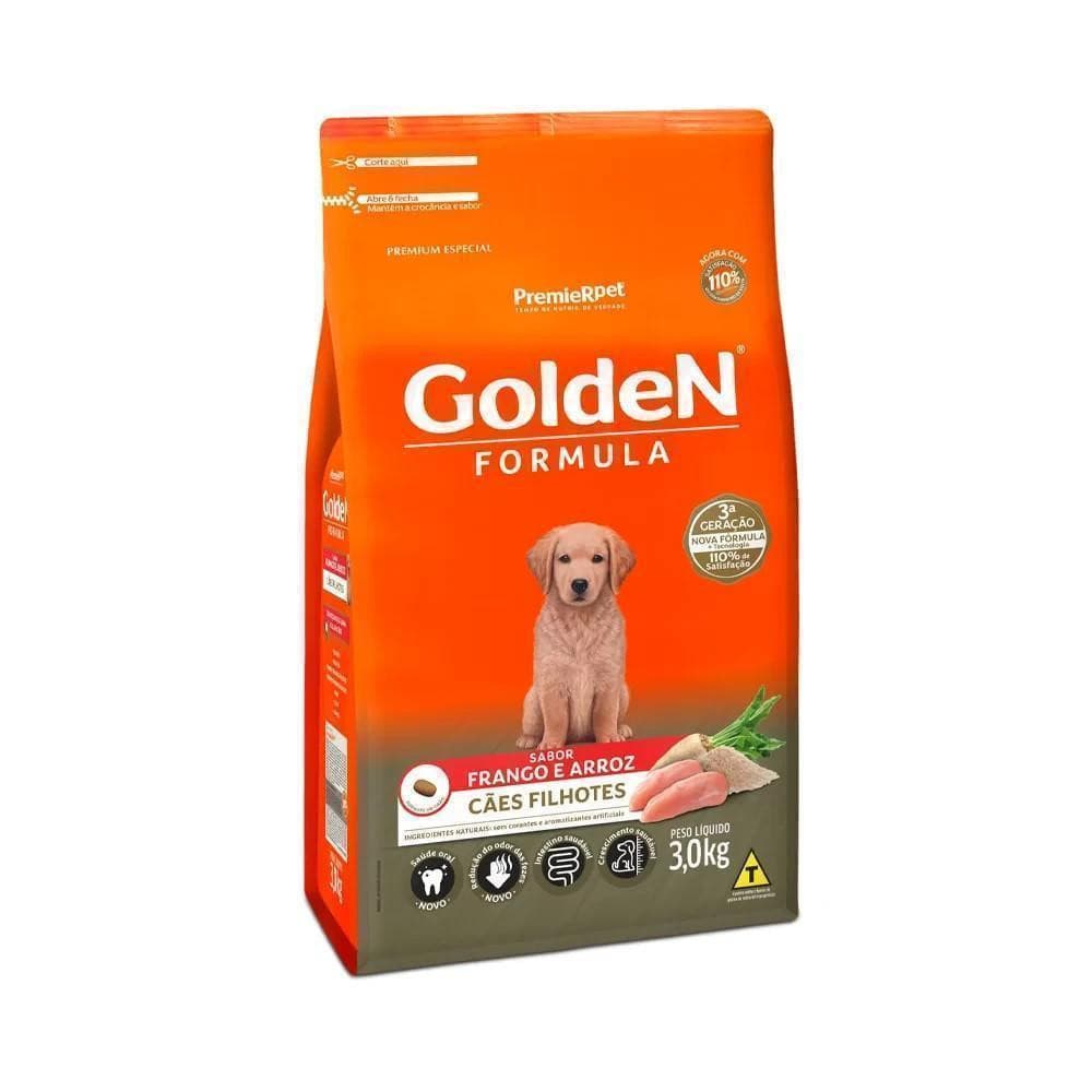 Fórmula Golden Cães Filhotes Frango Pet 3Kg Premier