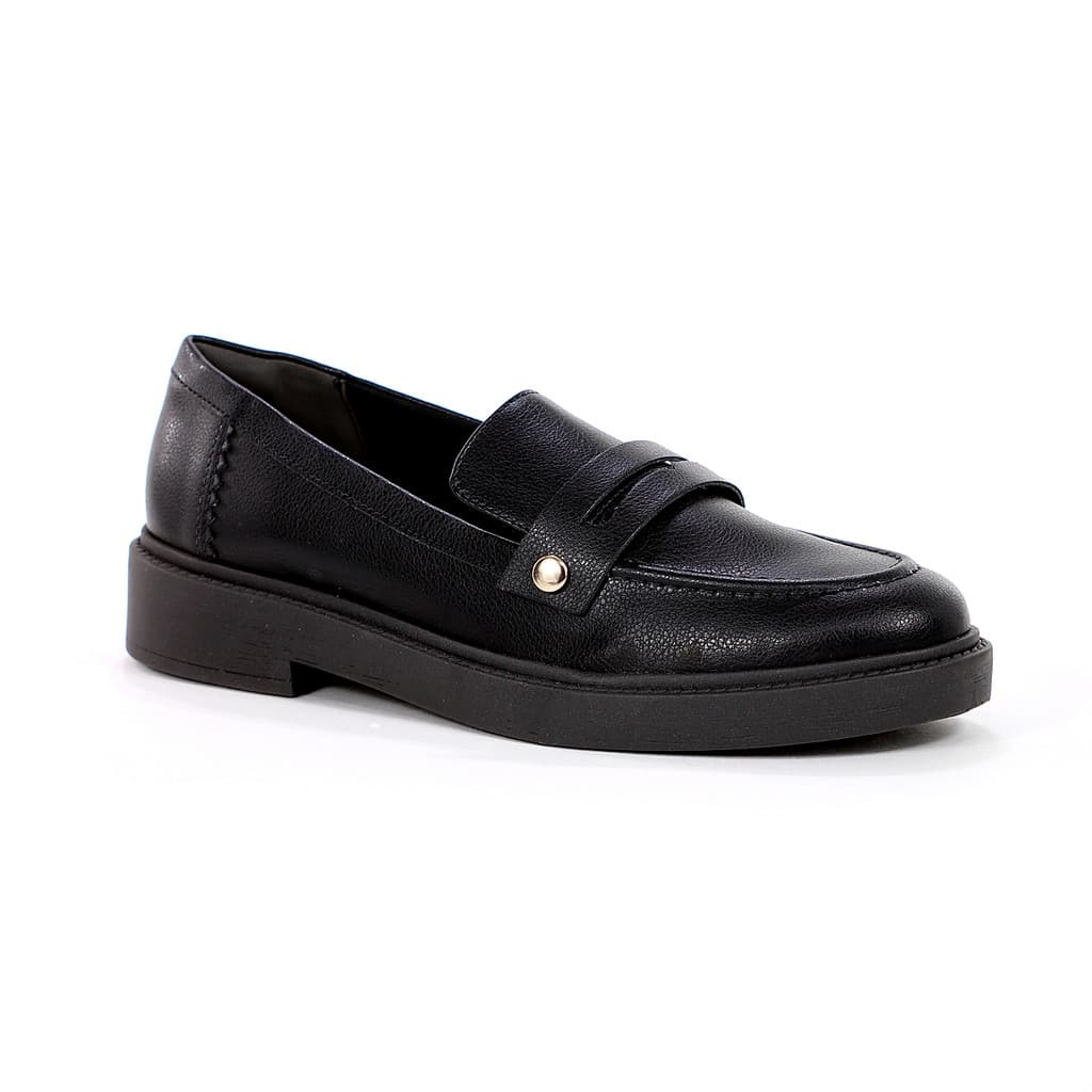 Mocassim Anacapri Bold Pala Removível Preto - Feminino